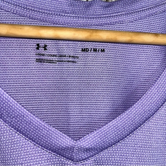 Under Armor Purple Loose Fit Tee - Picture 5 of 5
